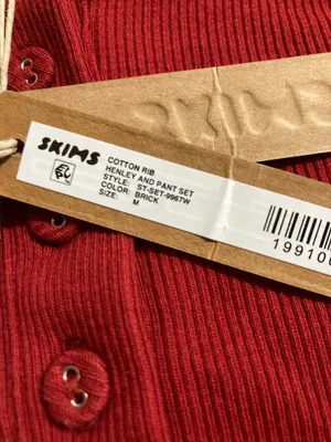 SKIMS Cotton Rib Henley M thumbnail 6