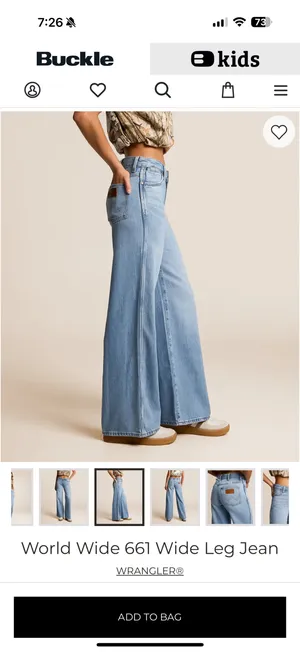 Wrangler Brand New World Wide Jeans thumbnail 4