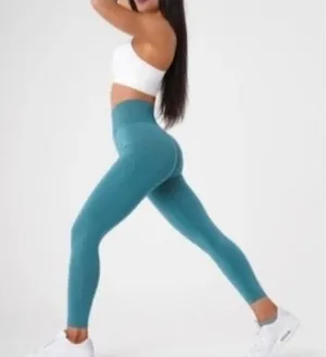 NVGTN teal athletic leggings size xsmall thumbnail 1