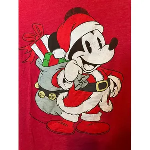 DISNEY‎ CHRISTMAS MICKEY MOUSE ladies small (S) shirt. thumbnail 8