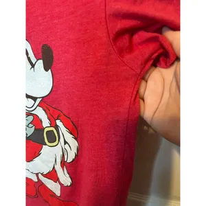 DISNEY‎ CHRISTMAS MICKEY MOUSE ladies small (S) shirt. thumbnail 5