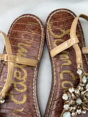 Sam Edelman Grayson Embellished Thong Sandal Size 7.5 M thumbnail 9