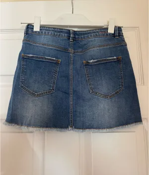Zara Denim Mini Skirt thumbnail 2