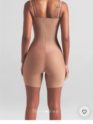 Skims Body Zoned Open Bust Mid Thigh Bodysuit NWT size L thumbnail 8