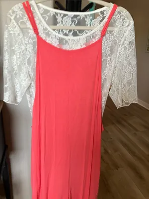 Women’s Coral Sleeveless Jumpsuit thumbnail 3