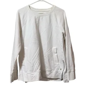 LILLY PULITZER Luxletic‎ Beach Comber Pullover Women's Sz Large Terry Sweatshirt thumbnail 1