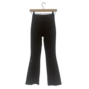 Alo High-Waist 7/8‎ Zip It Flare Legging Brown XXS thumbnail 13