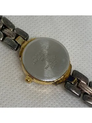 Vintage Anne Klein ll women watch 19mm two tone Roman indices 6” running thumbnail 6