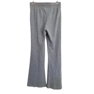 Aritzia Sunday Best Waffle Flare Sweat Lounge Pants Tie String Gray Small S thumbnail 5