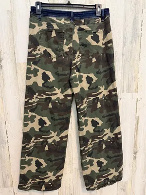 Risen Jeans Camo Wide Leg High Rise Stretch Pants Size 15/32 Y2K thumbnail 5