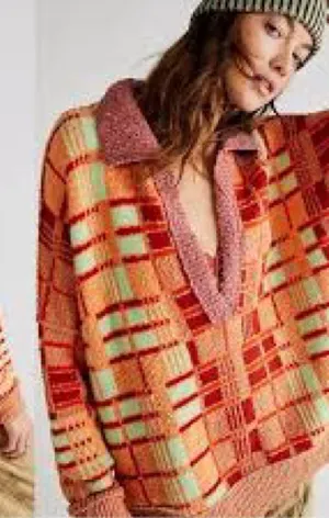 Free People Retro Ruben Sweater thumbnail 1