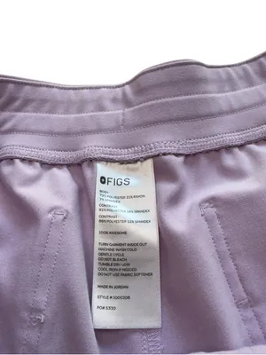 FIGS Lavender Purple FIONx Stretch Jogger Scrub Pants 26” Inseam Size XLP/XXLP thumbnail 8