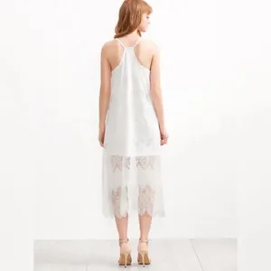 ✨HP✨White Lace Overlay Slit Side Cami Dress✨ thumbnail 2