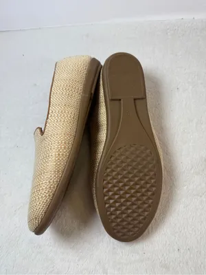AEROSOLES Beige Woven Slip-On Loafers woven raffia thumbnail 5