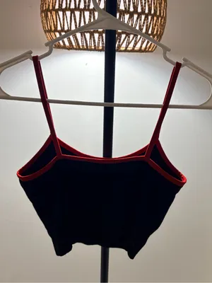 Devil Child Graphic Crop Tank thumbnail 4