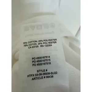Tna Yale Dress Womens Medium White Terry Cloth Short Sleeve‎ Mini Aritzia 98436 thumbnail 6