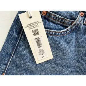 Aritzia Denim Forum ‘90s Ricci Micro Denim Skirt NEW Size 24 Kiss n Tell Bleu thumbnail 3