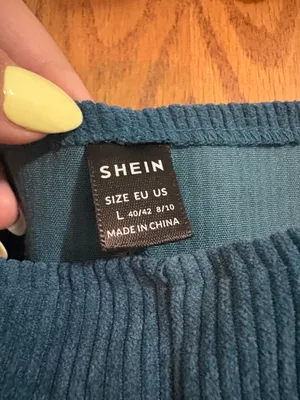 SheIn Women’s Corduroy Romper Overalls thumbnail 2