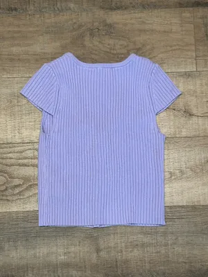 Gap Ribbed Short Sleeve Cardi  thumbnail 2
