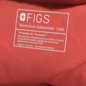 Figs Spiced Cider Rafaela Oversized Scrub Top Size 4XL thumbnail 4