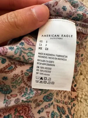 American Eagle Floral Romper thumbnail 4