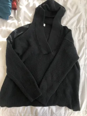 Aerie Black Sweater thumbnail 1
