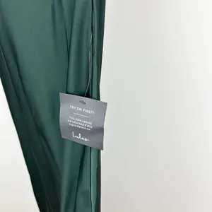 Lulus Classic Elegance Green Satin Sleeveless Mock Neck Maxi Dress Medium NWT thumbnail 7