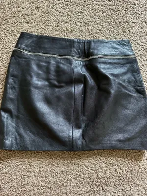 The Kooples Leather Skirt thumbnail 3