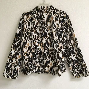 RQT animal print blazer/jacket XL‎ thumbnail 4