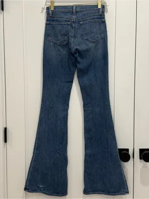Vintage J Brand Low Rise Flare Jeans 24 Icicle Blue Y2K Minimal Retro 2000s thumbnail 6