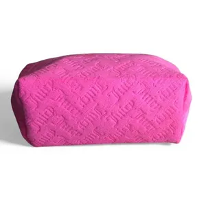 NWOT Juicy Couture Makeup Bag Velour Pink thumbnail 6