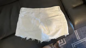 AGOLDE Shorts High-Rise white thumbnail 6