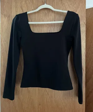 Express Body Contour black Top thumbnail 1
