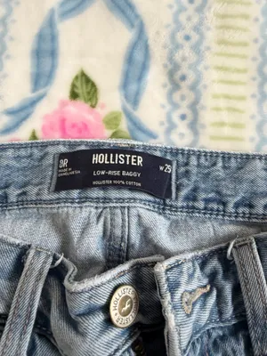 Low-Rise Baggy Jeans Hollister thumbnail 4