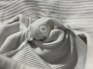 Lululemon Ebb To Street Tank White Ribbed Size 8 thumbnail 3