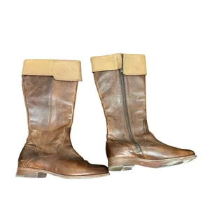 Frye Vintage Melissa Riding Boots Brown Leather 4001 Women's 7 1/2 B Made in Mex thumbnail 3