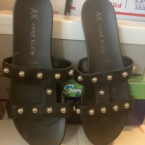 FINAL MARKDOWN Anne Klein studded Estelle slides 9 thumbnail 1