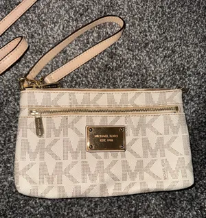 Michael Kors Logo Pattern Wristlet thumbnail 1