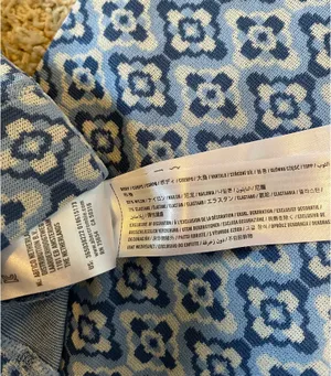 Hollister Social Tourist Blue Boho Western Crop Top Flare Pant Set thumbnail 5