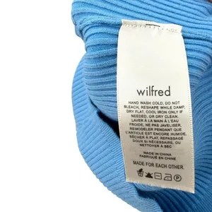 Aritzia Wilfred Reso Sweater Ribbed Cropped Knit Tank Top Blue Size XS thumbnail 5