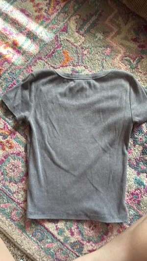 Hippie Rose grey top thumbnail 3