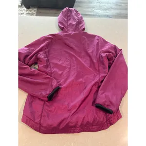 Columbia Womens small Hooded Jacket Lightweight‎ Purple Full Zip Coat thumbnail 6