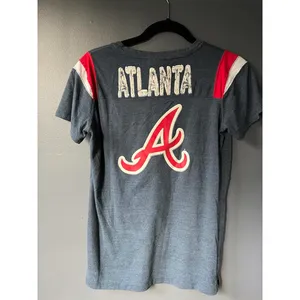 Atlanta Braves Vintage Style Graphic T-Shirt thumbnail 2
