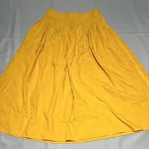 GAP Embroidered Pintuck Pleated Poplin Midi Skirt 2 With pockets‎ C26 thumbnail 7