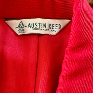 Red Blazer Austin Reed London England Suit Jacket thumbnail 2