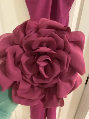 Quiz Purple Detachable Flower Dress thumbnail 6