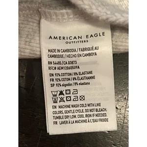American Eagle Outfitters Bodysuit Womens Medium Gray Ribbed V Neck Tank thumbnail 5