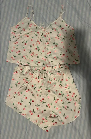 Target colsie cherry satin pj set thumbnail 3