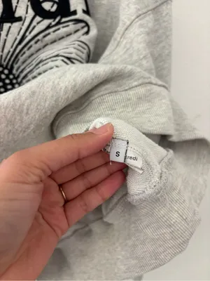 Mardi Mercredi grey floral sweat shirt thumbnail 2