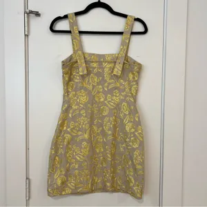Tularosa Soree Dress in Yellow Floral thumbnail 9